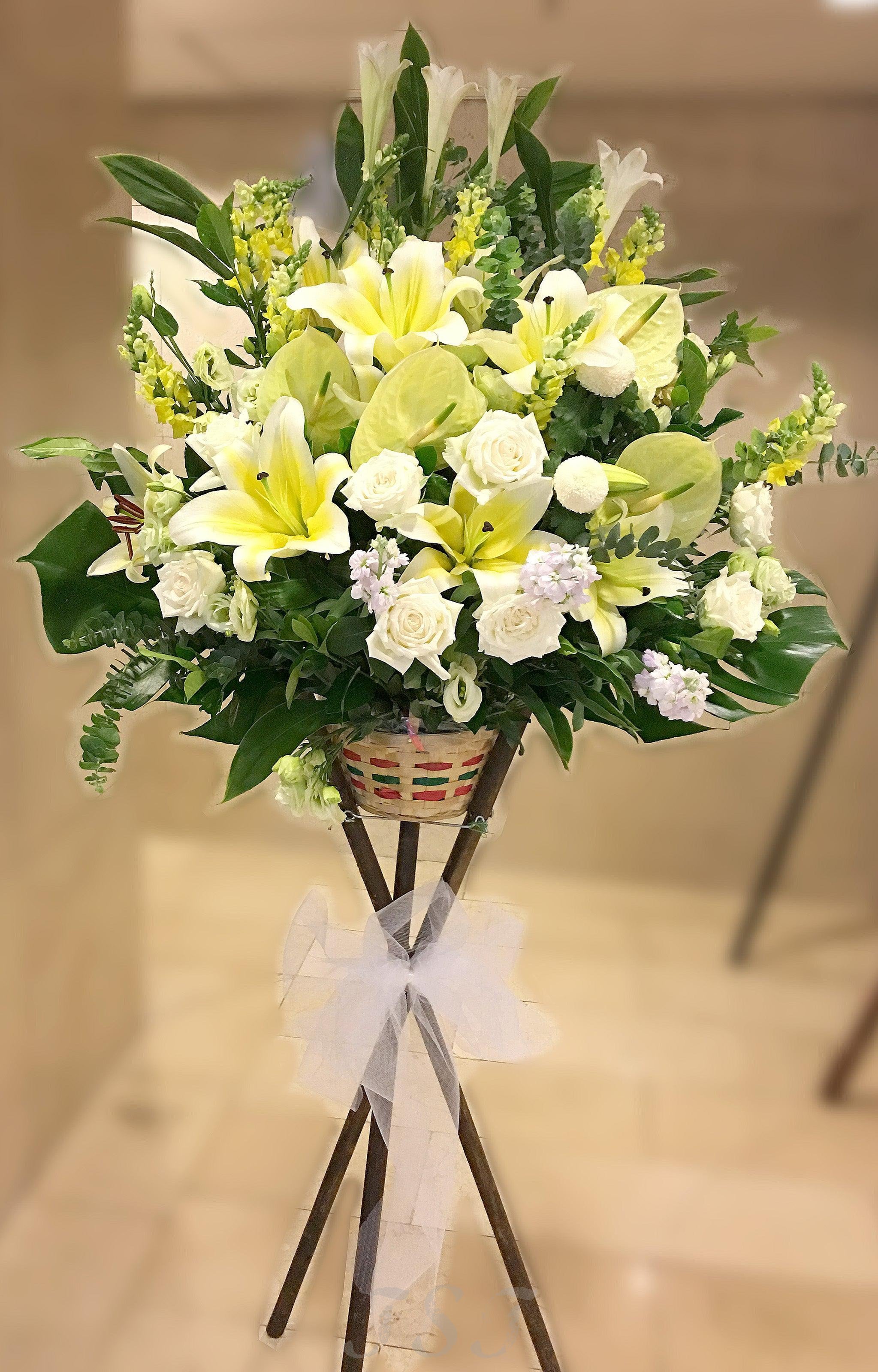 TST Flower Sympathy & Funeral殯儀帛事花籃 Florist Hong Kong