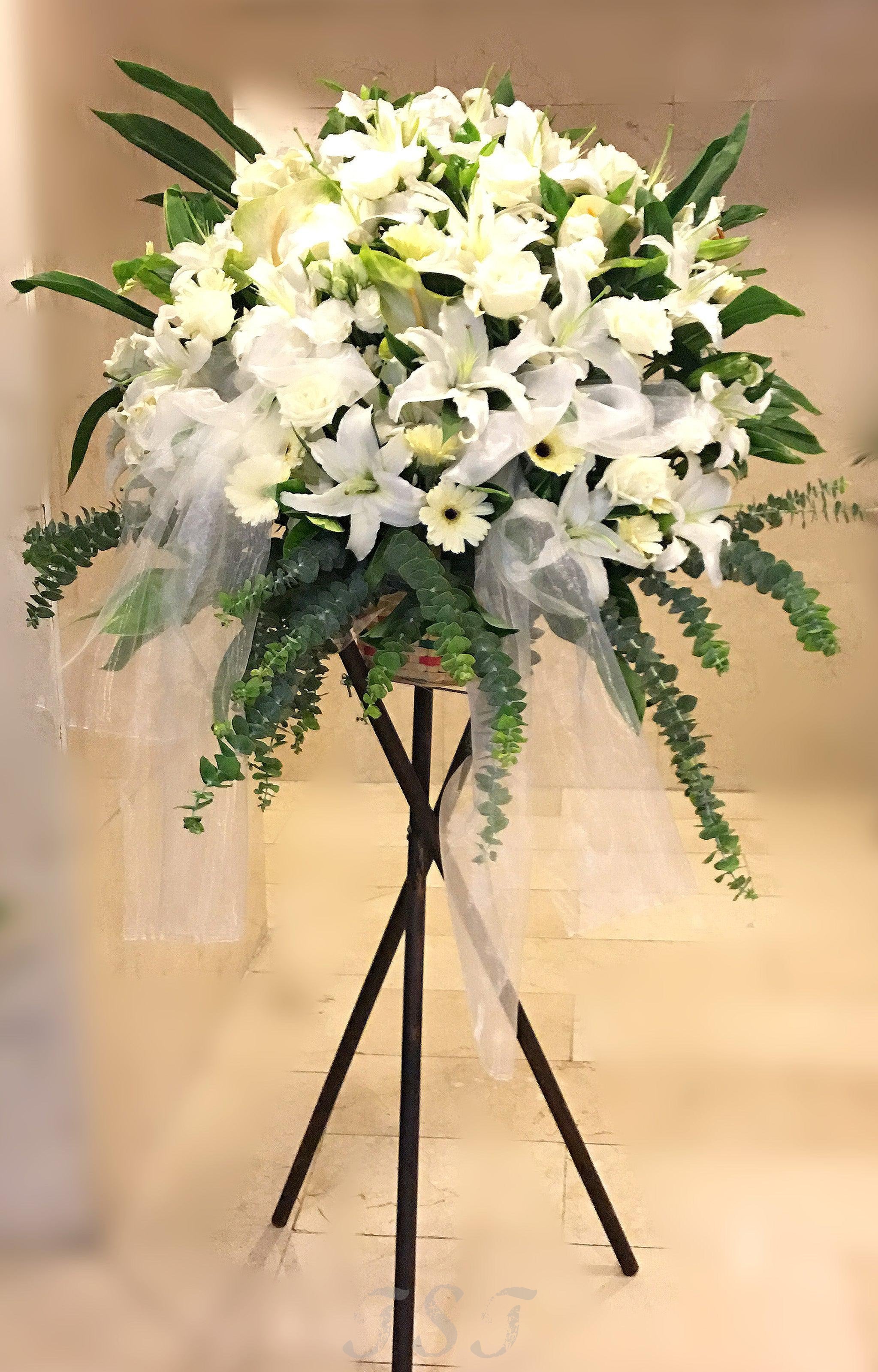 TST Flower Sympathy & Funeral殯儀帛事花籃 Florist Hong Kong
